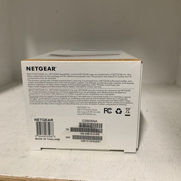 NETGEAR GS605NA 5-Port Gigabit Ethernet Unmanaged Switch - Picture 5 of 8